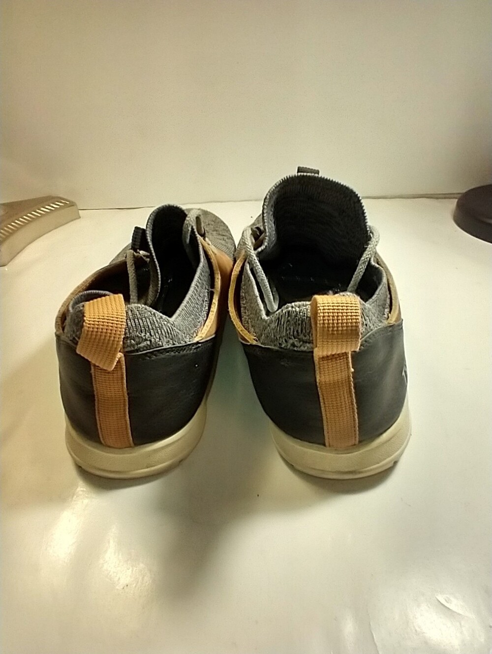 True Linkswear OG Feel Grey Knit Leather Spikeless Golf Shoes Men's sz 10.5. - Picture 5 of 12
